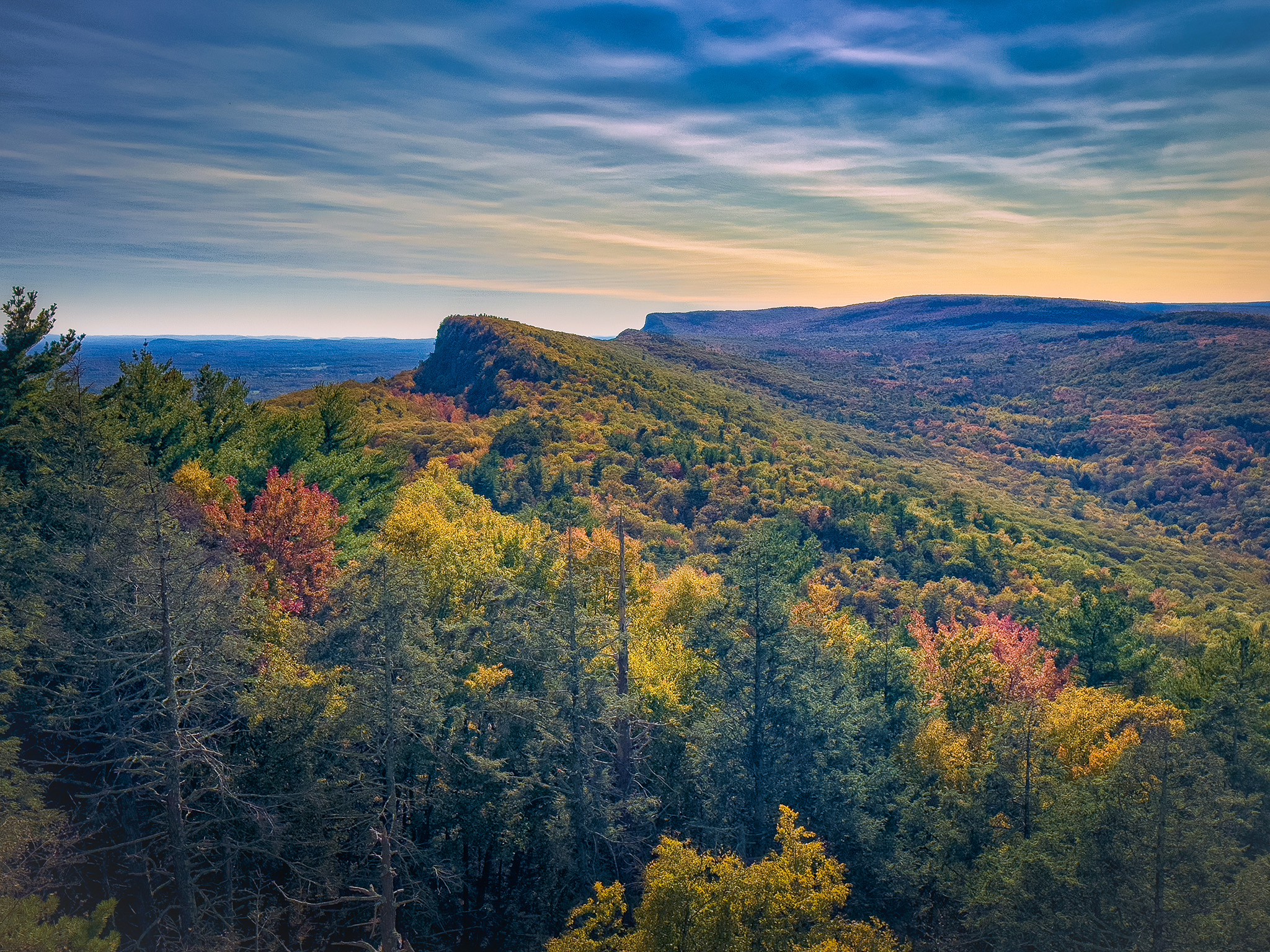 View of the Shawangunks by Winnie Abramson