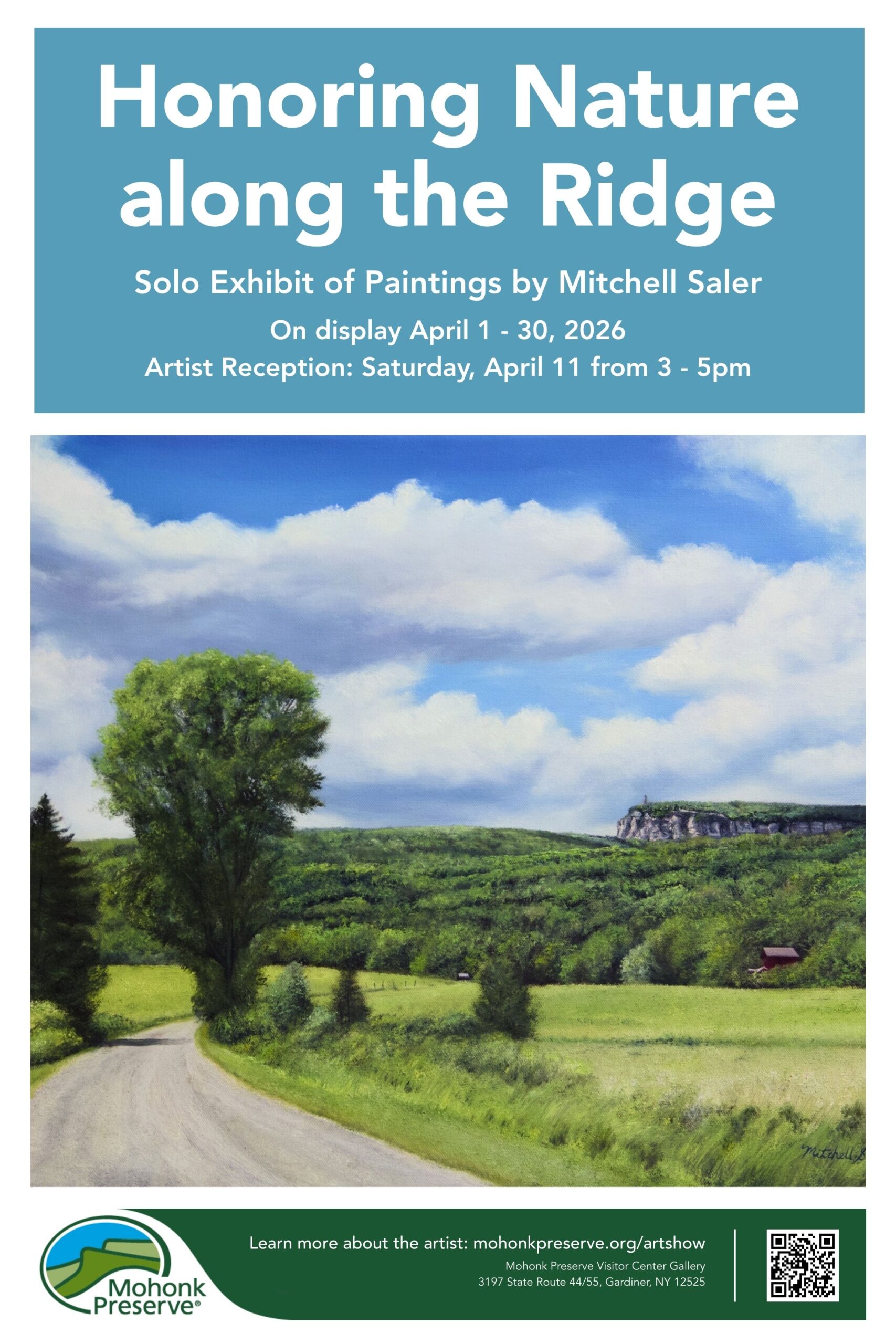 Mitchell Saler Art Show Poster