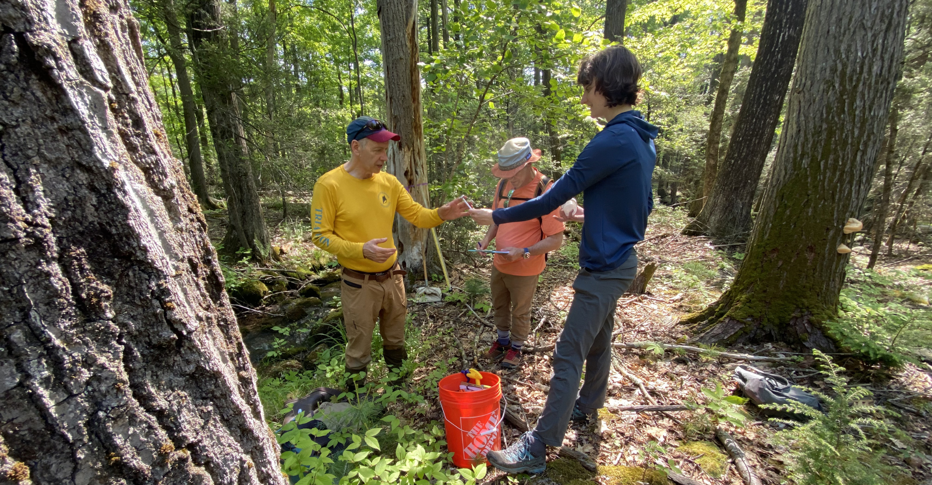 Watershed Tech in Action With Volunteers